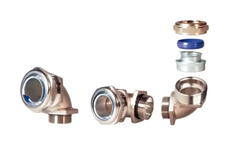 Phụ kiện đầu nối ống ruột gà CV Compact elbow 90°