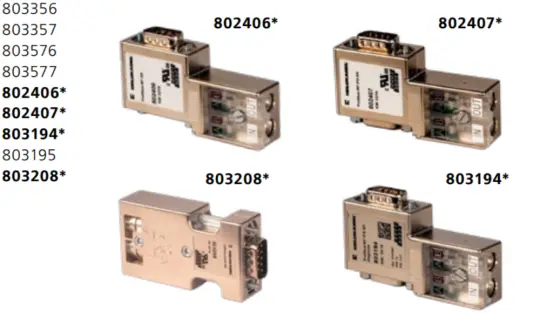 Profibus SK Sub-D Connectors