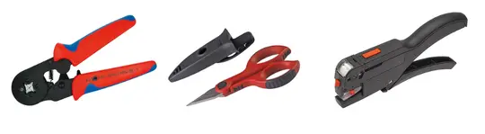 Phụ kiện bấm đầu cáp (crimping tool) và cắt dây cáp
