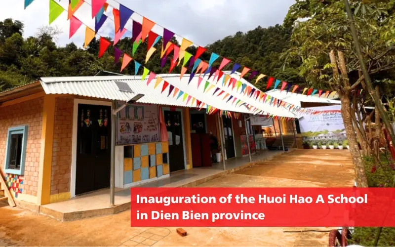 Khánh thành Điểm trường Huổi Háo A tại Điện Biên