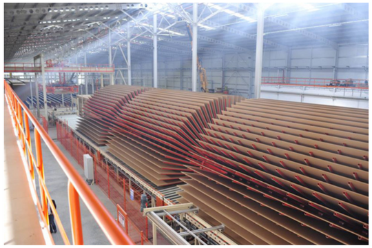 Outside the production plant of Kim Tin Group.