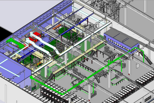 Hầu hết các khu vực trong nhà máy đều ứng dụng tự động hóa để mang lại hiệu suất tốt nhất. (Nguồn: Công ty Lean)
