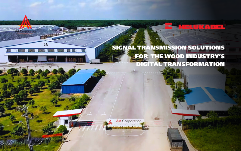 Signal tranmission solutions for the wood industry