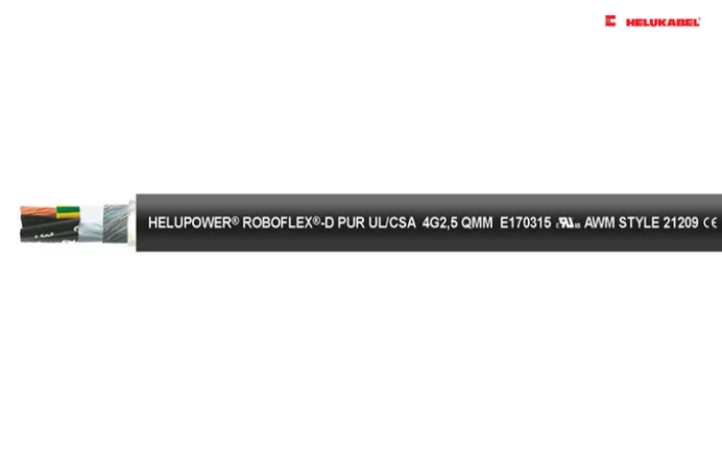 Cáp không chứa halogen HELUPOWER® ROBOFLEX®-D PUR UL/CSA