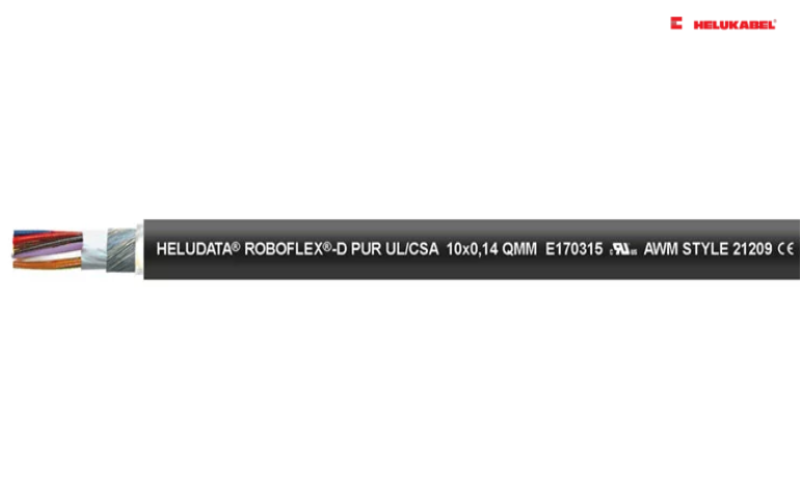 Dây cáp điện HELUDATA® ROBOFLEX®-D PUR UL/CSA