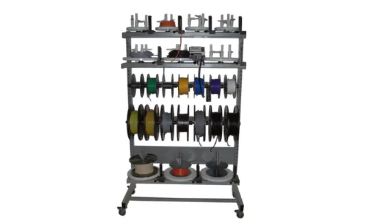 Hệ thống lưu trữ và nhả cuộn cho dây cuộn, ống và ống nhựa SPULBOI complete device