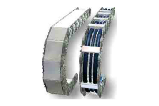 Xích dẫn cáp thép SLE có thiết kế dạng mở hoặc đóng kín.