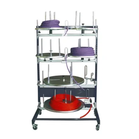 7. Hệ thống lưu trữ và nhả cuộn cho dây cuộn, ống và ống nhựa