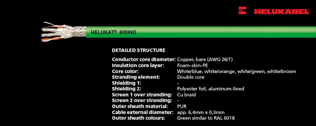 DÒNG CÁP NỐI CHUYÊN DỤNG CHO MẠNG TRUYỀN THÔNG TRONG CÔNG NGHIỆP - ROBUSTFLEX