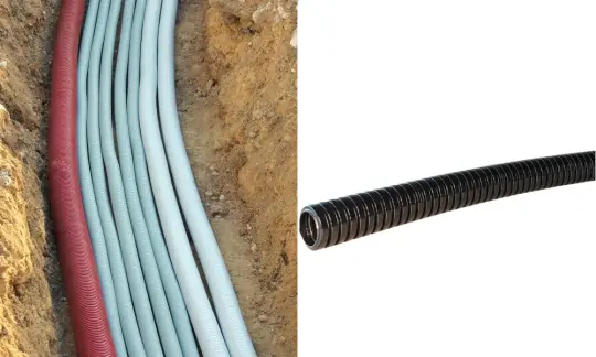 Methods of burying cables directly in the ground