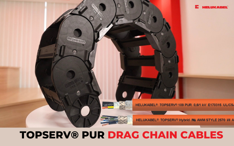 Dây cáp dành cho xích dẫn cáp TOPSERV PUR