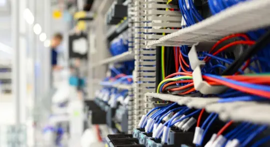 The confined installation space inside the control cabinet exposes the wires to friction, vibration, and continuous mechanical stress