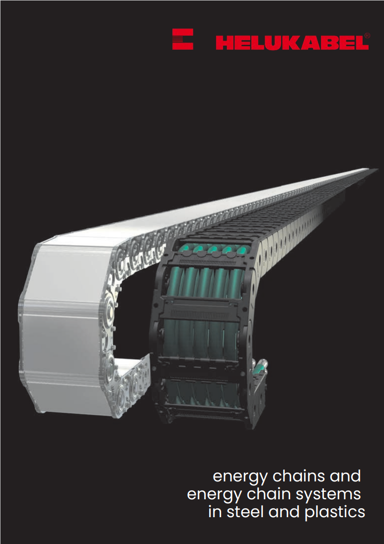 Energy Chains and Energy Chain Systems in steel and plastics