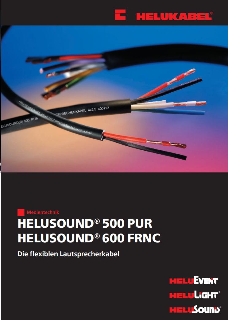 HELUSOUND® 500 PUR, HELUSOUND® 600 FRNC