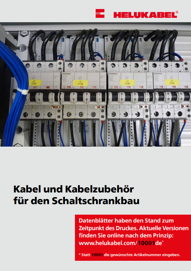 Cables and Wires for Control Cabinet Construction