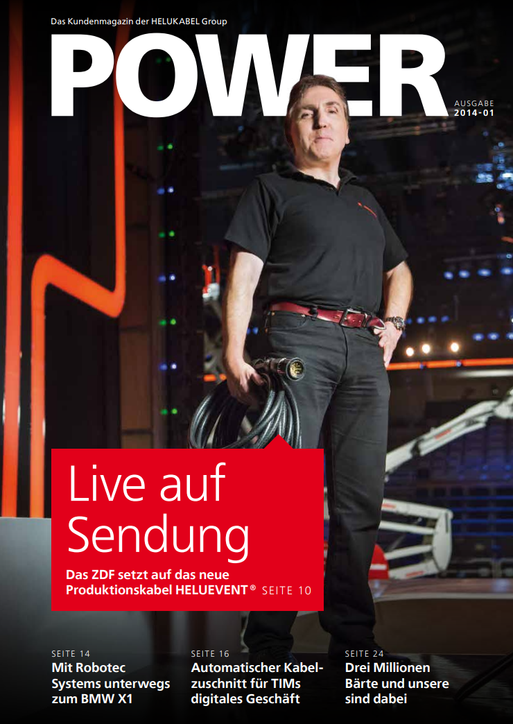 POWER #1 mit u.a. folgenden Themen: Kanalroboter, Medientechnik, VDE-Norm, uvm.