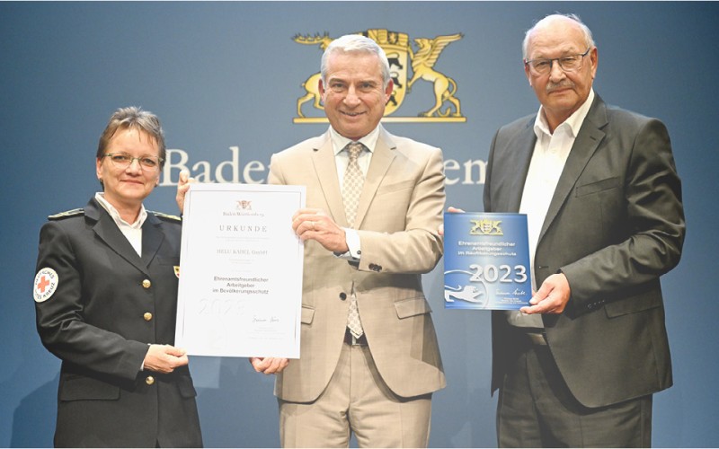 HELUKABEL erhält Auszeichnung als ehrenamtsfreundlicher Arbeitgeber