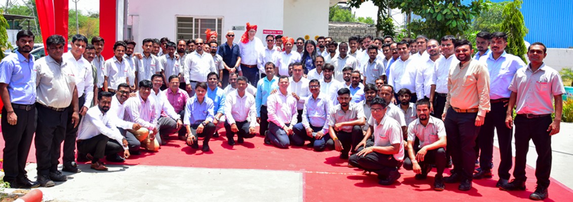 Åbning af produktionsanlæg i Indien