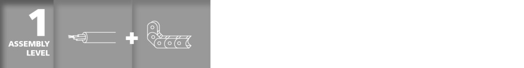 SYSTÉM HELUCHAIN® – Úroveň montáže 1