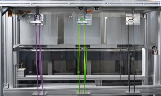Cables are tested for torsion