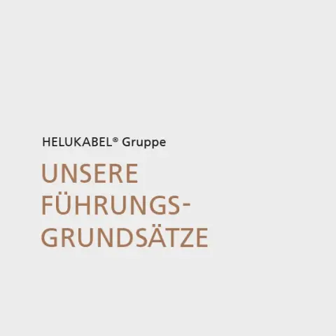 UNSERE FÜHRUNGSGRUNDSÄTZE