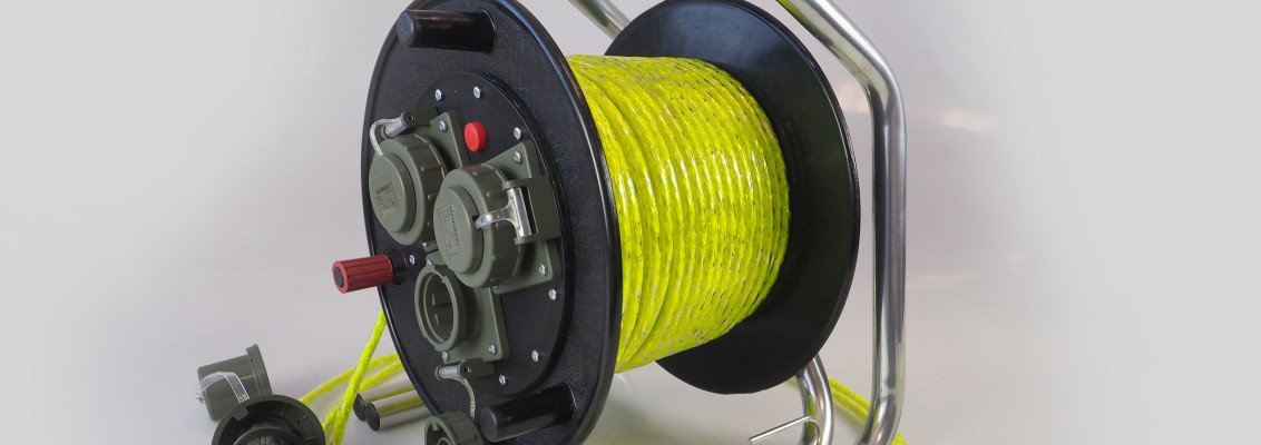 Helupower Reflect on a cable drum