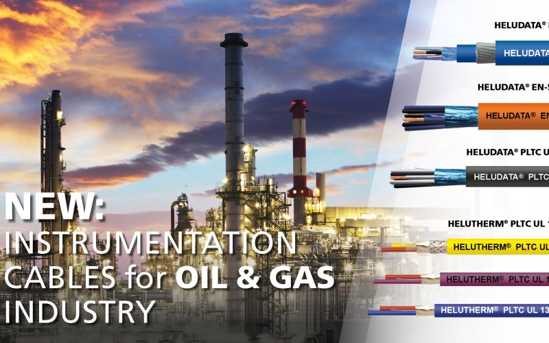 Raffinery on the left, on the right some instrumentation cables