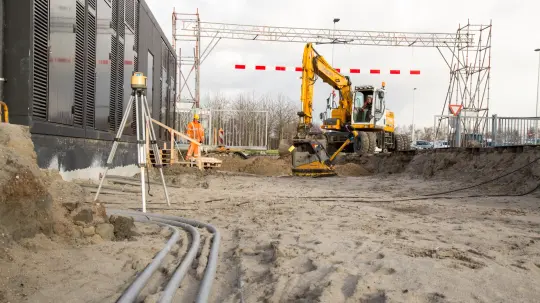 Construction site at the airport