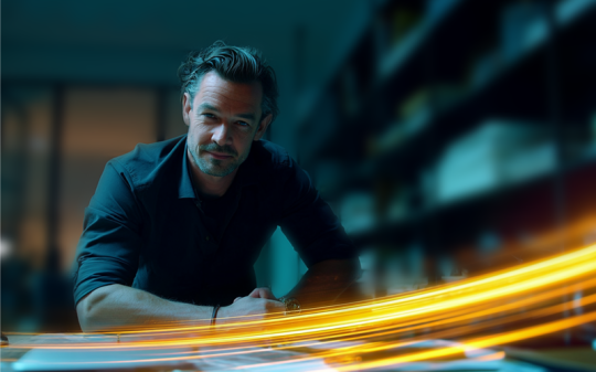 Light Trails around office