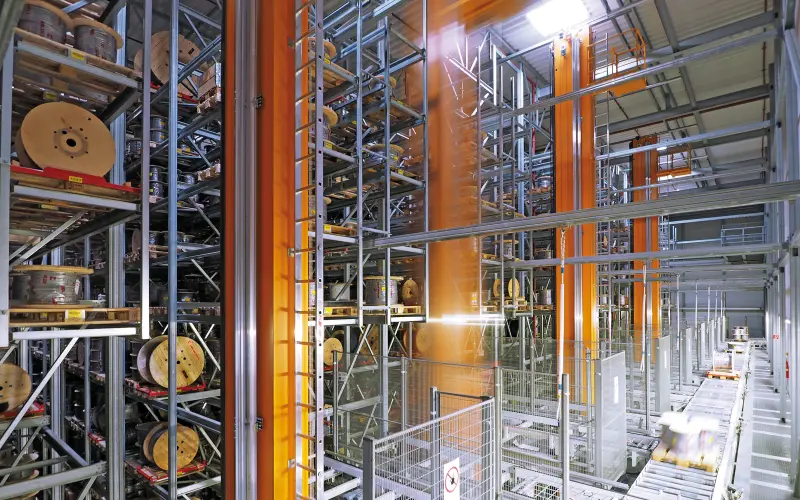 HELU logistics centre from the inside