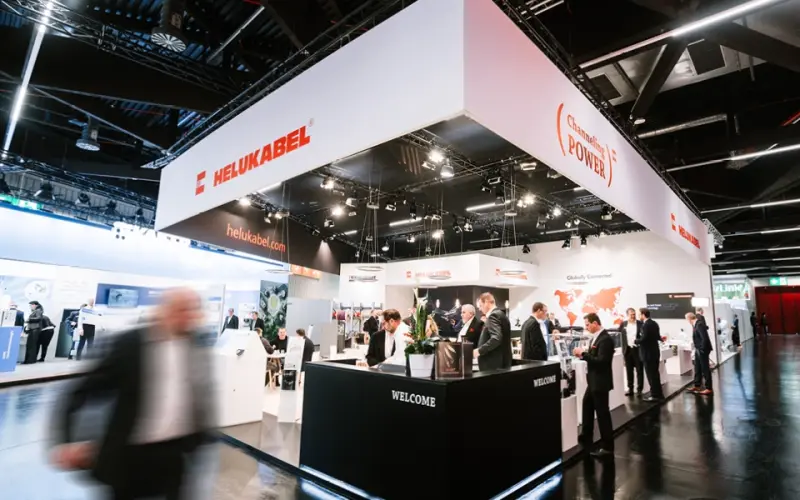 Trade fair booth from HELUKABEL at SPS