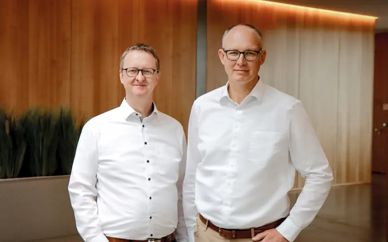 Portrait of Matthias Eick and Marc Luksch