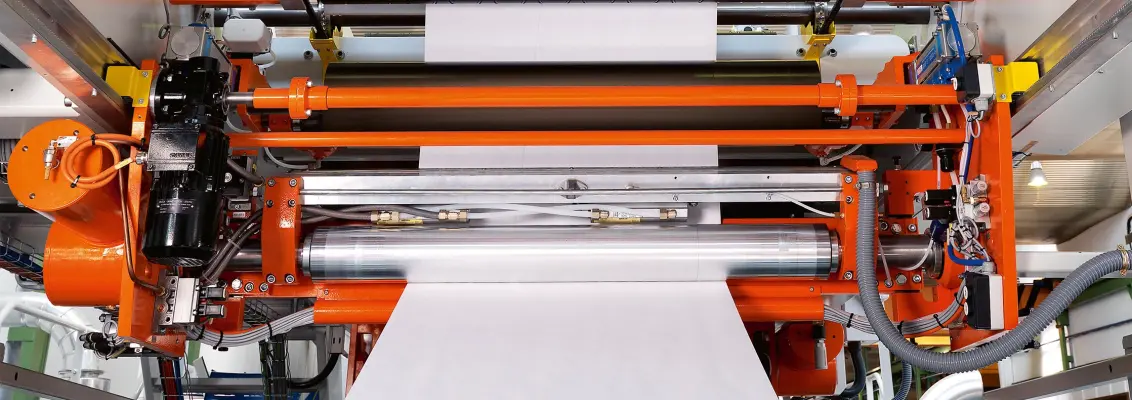 Maschine prägt Hologramme auf Euroscheine