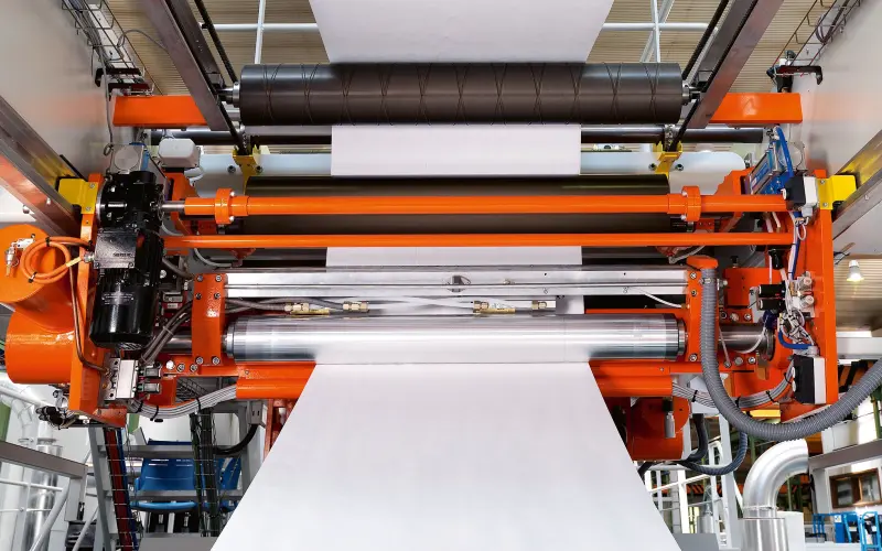 Foil stamping line with HELUKABEL products