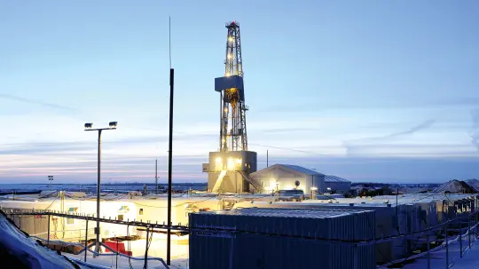 Bohrturm von Bentec in der Arktis