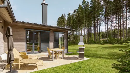 Center Parc Bungalow mit Terrasse