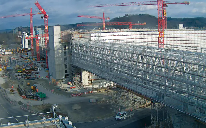 Construction site of COOP