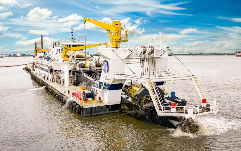 Floating dredge from Callan Marine