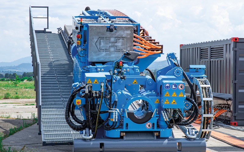 Horizontal Drilling machine from Herrenknecht