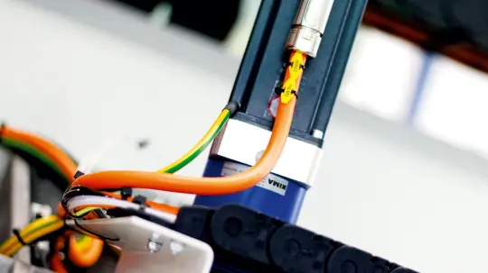 Hybridleitung Nahaufnahme