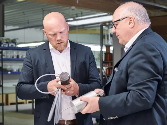 Thomas Graudenz und David von der Gathen im Gespräch