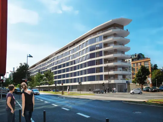 Plus-Energy apartment building in Frankfurt 