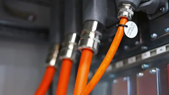 Detailaufnahme Kabel