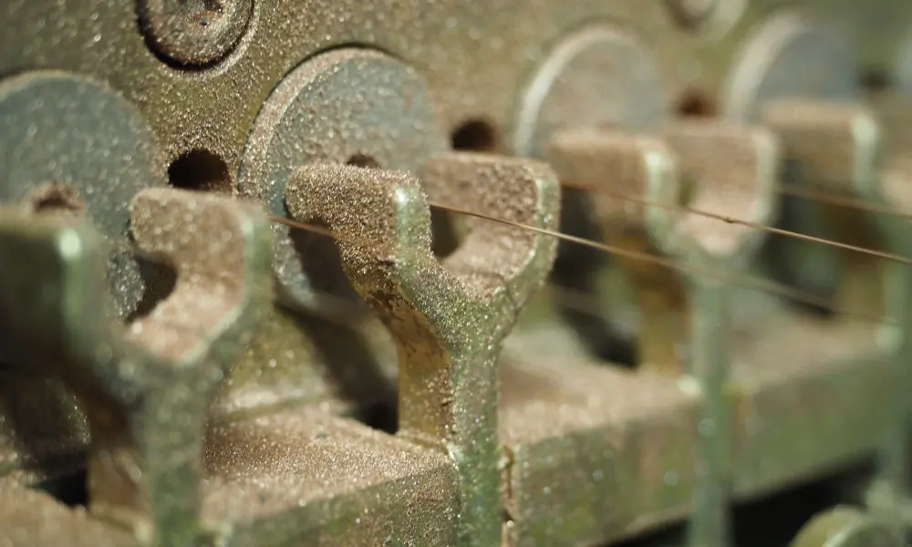 Wire Drawing close up 