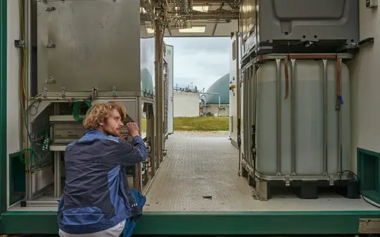 Reverions biogas production