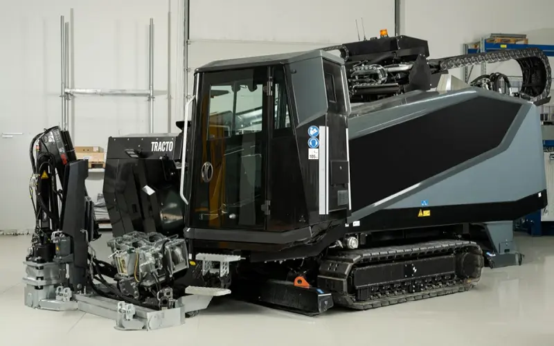 Tracto mit Heluchain Energieführungskette