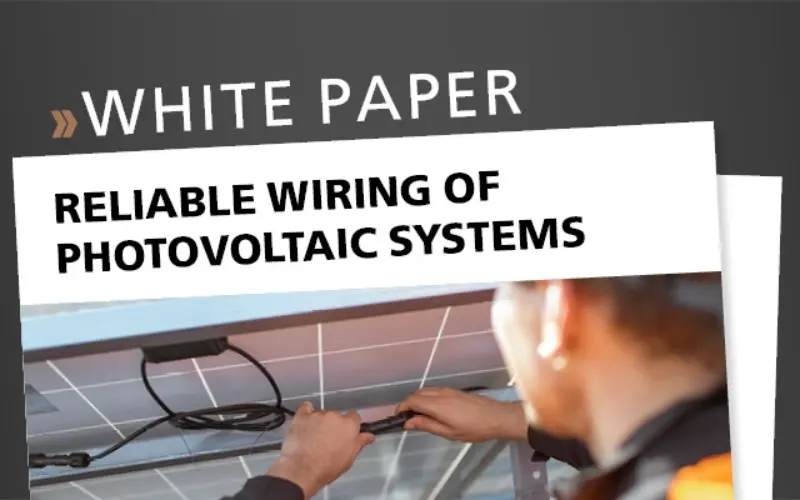 White Paper Solar Cables